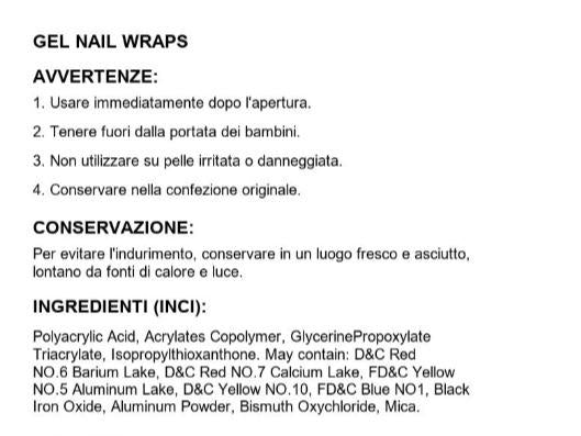 Smalto Semipermanente Adesivo in Gel OhNailly - Glitter Nero Argento e Bianco | Gel Nail Wraps 20 Pezzi | Manicure Fai da Te Veloce