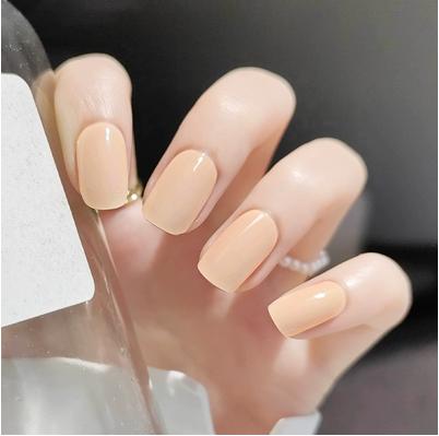 Smalto Semipermanente Adesivo in Gel OhNailly - Rosa Carne | Gel Nail Wraps 20 Pezzi | Manicure Fai da Te Veloce