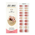 Smalto Semipermanente Adesivo in Gel OhNailly - Baby Boomer e Fiori | Gel Nail Wraps 20 Pezzi | Manicure Fai da Te Veloce