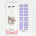 Smalto Semipermanente Adesivo in Gel OhNailly - Lilla | Gel Nail Wraps 20 Pezzi | Manicure Fai da Te Veloce