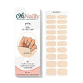 Smalto Semipermanente Adesivo in Gel OhNailly - Rosa Carne | Gel Nail Wraps 20 Pezzi | Manicure Fai da Te Veloce
