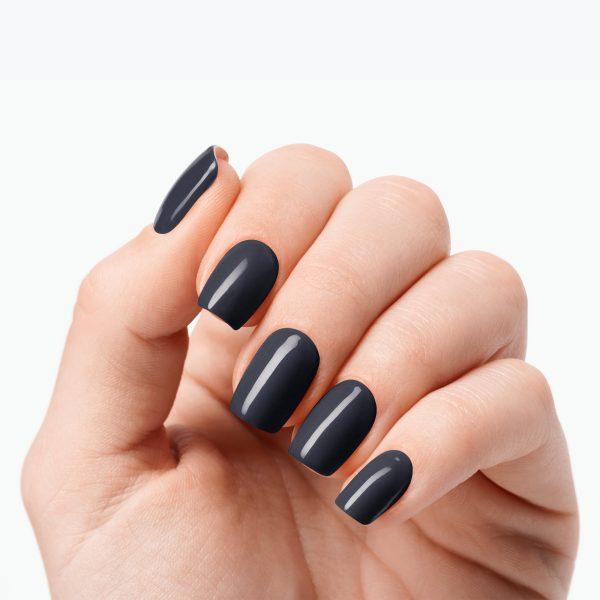 Smalto Semipermanente Adesivo in Gel OhNailly - Blu notte | Gel Nail Wraps 20 Pezzi | Manicure Fai da Te Veloce