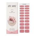 Smalto Semipermanente Adesivo in Gel OhNailly - Rosa | Gel Nail Wraps 20 Pezzi | Manicure Fai da Te Veloce