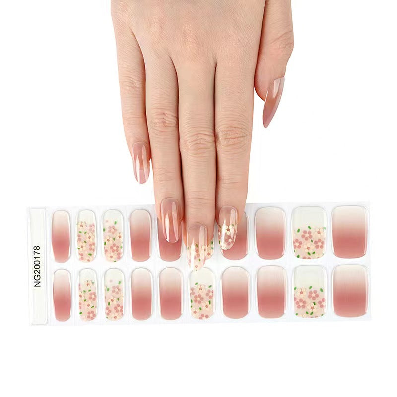 OhNailly - Starter Kit - Lampada UV/LED + Smalto Adesivo in Gel | Kit Manicure Fai da Te Completo con Gel Nail Wraps e Accessori per Unghie