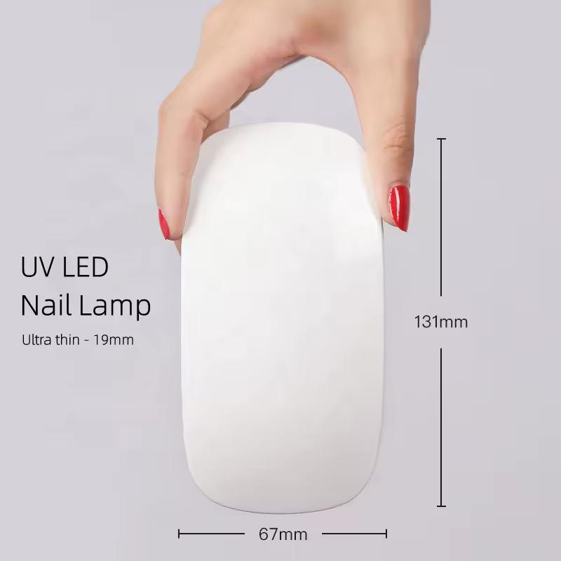 Lampada UV/LED Portatile OhNailly per Unghie in Gel | Asciugatura Rapida 60s | Design Tascabile Pieghevole