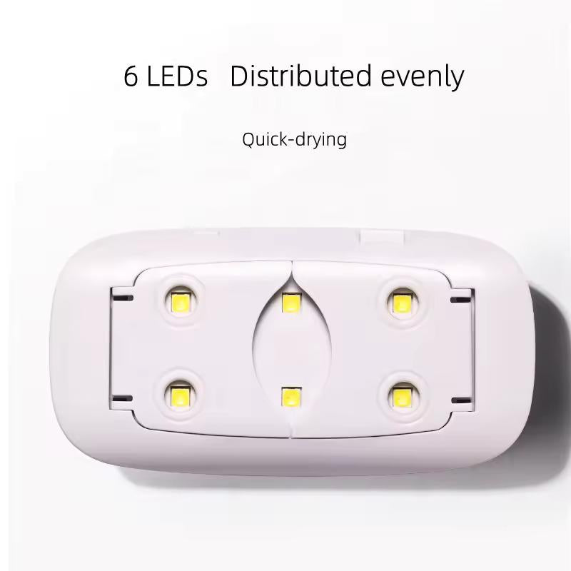 Lampada UV/LED Portatile OhNailly per Unghie in Gel | Asciugatura Rapida 60s | Design Tascabile Pieghevole