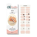 Smalto Semipermanente Adesivo in Gel OhNailly - Halloween Fantasmini | Gel Nail Wraps 20 Pezzi | Manicure Fai da Te Veloce